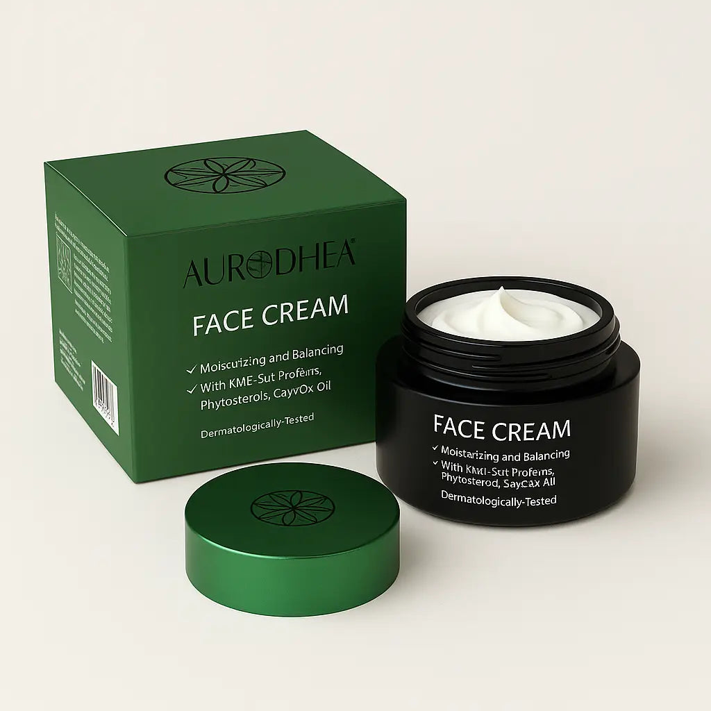 CRÈME VISAGE À L’ALOE VERA – HYDRATATION, PROTECTION & ACTION ANTI-ÂGE NATURELLE AURA PHENIX