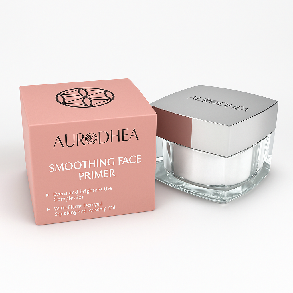 BASE DE TEINT LISSANTE AURODHEA – FLOUTE RIDES & PORES, PROLONGE LA TENUE DU MAQUILLAGE AURA PHENIX
