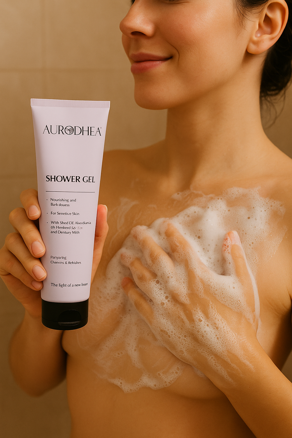 GEL DOUCHE LAIT D’ÂNESSE – PEAU ULTRA-DOUCE & HYDRATÉE MÊME POUR LES PEAUX SENSIBLES - AURA PHENIX