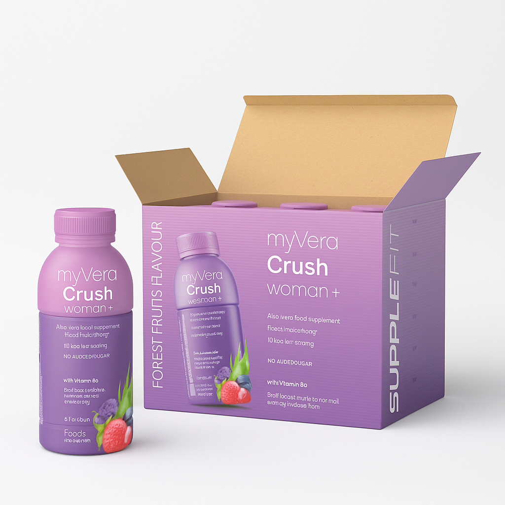 MYVERA CRUSH WOMAN+ – ÉQUILIBRE HORMONAL FÉMININ, VITALITÉ & DÉTOX NATURELLE AURA PHENIX