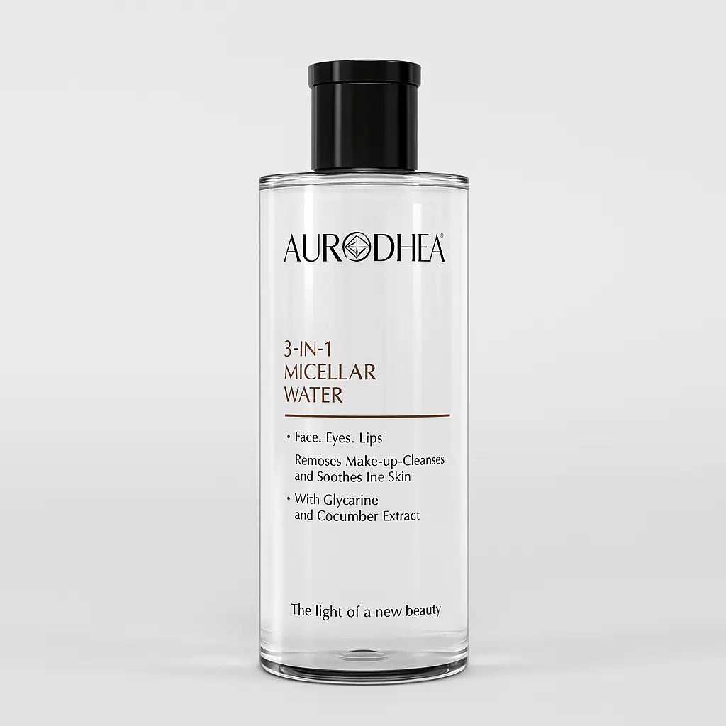 EAU MICELLAIRE 3 EN 1 - 250 ML POUR DEMAQUILLANT WATERPROOF ET IMPURETES AURA PHENIX