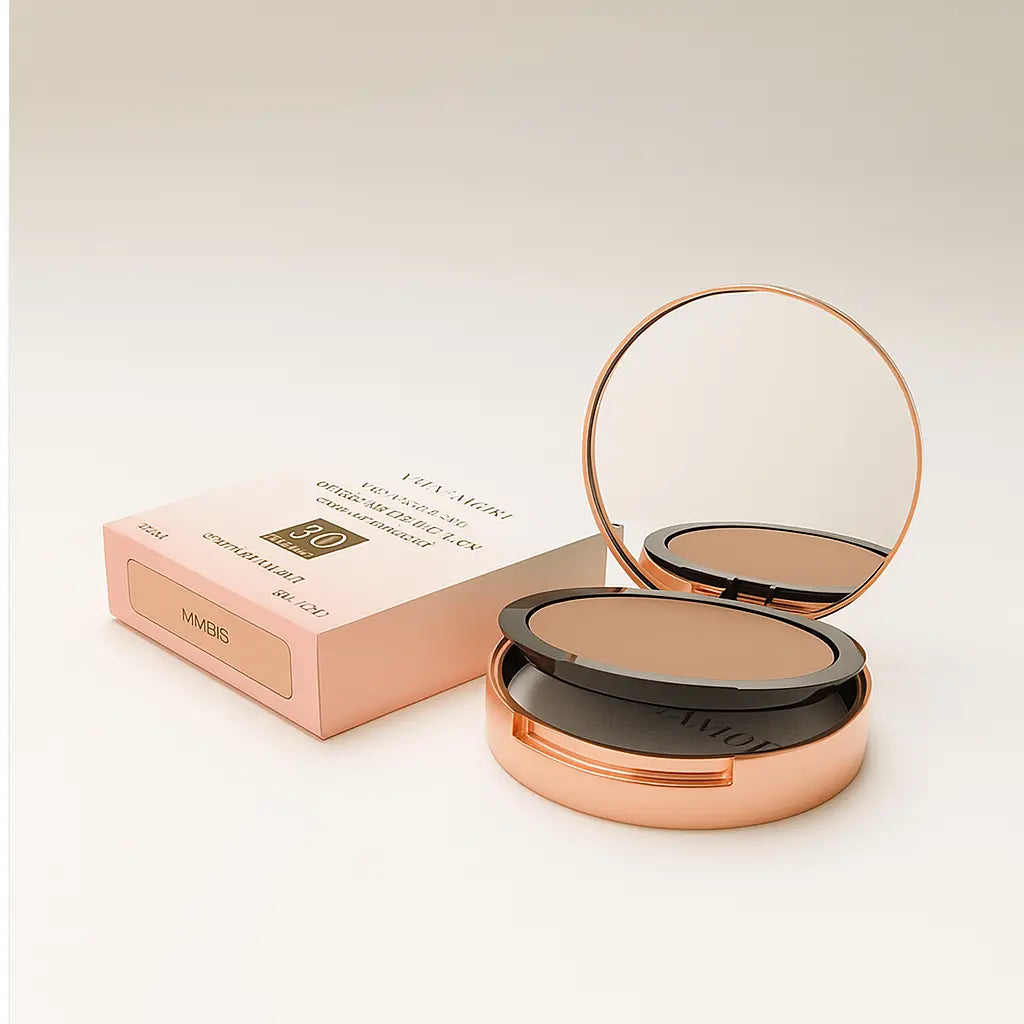 FOND DE TEINT COMPACT SPF30 – TEINT UNIFIÉ, PROTÉGÉ & HYDRATÉ (TEINTE : TIRAMISÙ) AURA PHENIX
