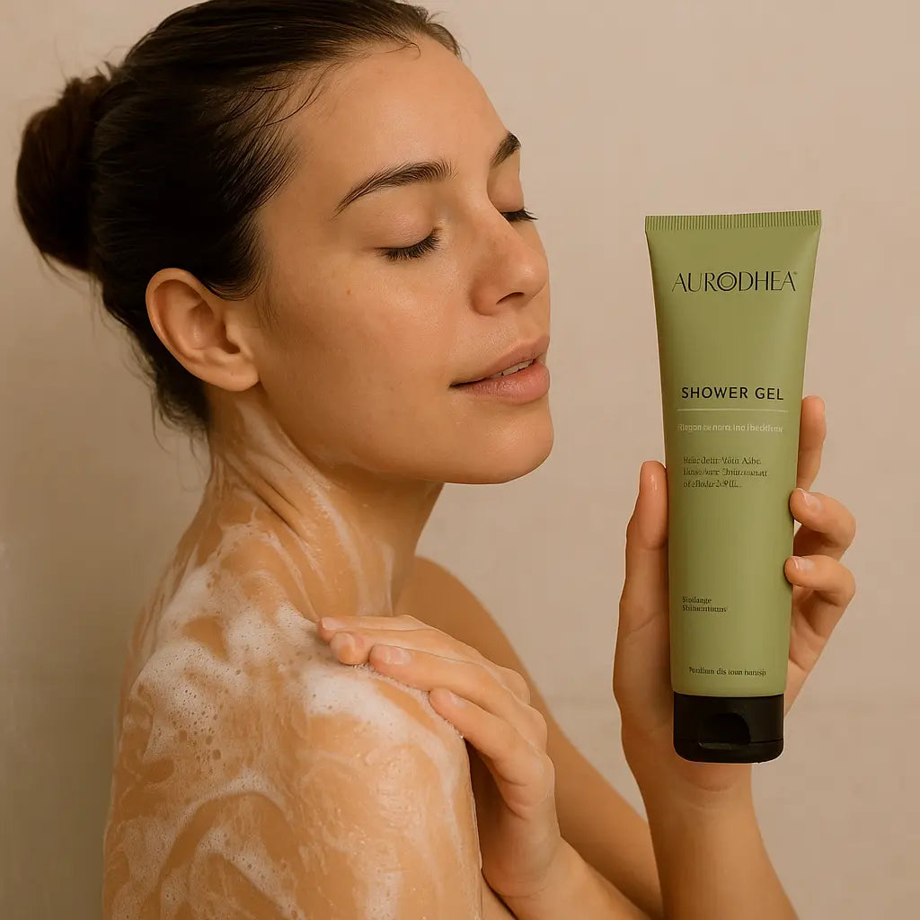 GEL DOUCHE RÉGÉNÉRANT À LA BAVE D’ESCARGOT – HYDRATATION INTENSE & PEAU VELOUTÉE AURA PHENIX