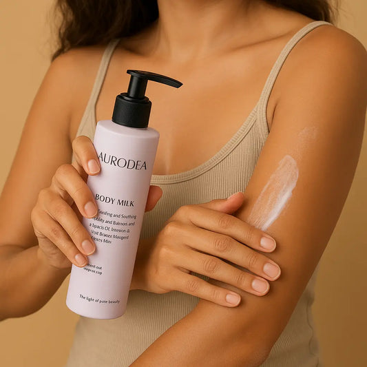 LAIT CORPS AU LAIT D’ÂNESSE – HYDRATATION INTENSE, APAISEMENT & RÉGÉNÉRATION POUR PEAUX SENSIBLES AURA PHENIX