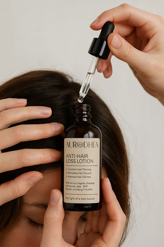 LOTION ANTI-CHUTE – FORTIFIE, STIMULE LA REPOUSSE & FREINE L’AMINCISSEMENT DU CHEVEU AURA PHENIX