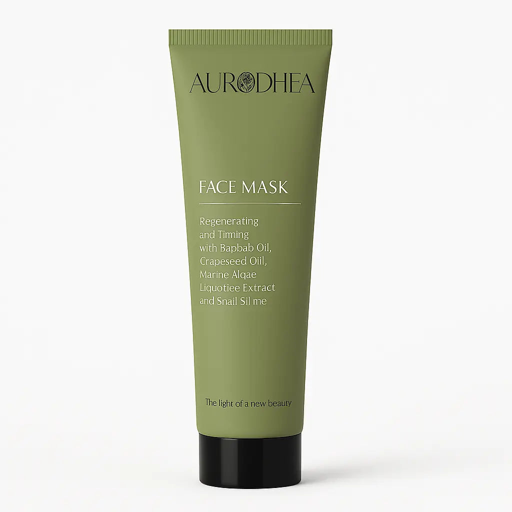 MASQUE VISAGE ILLUMINATEUR ET ECLAIRCISSANT A LA BAVE D’ESCARGOT ET VITAMINE C - 50 ML AURA PHENIX