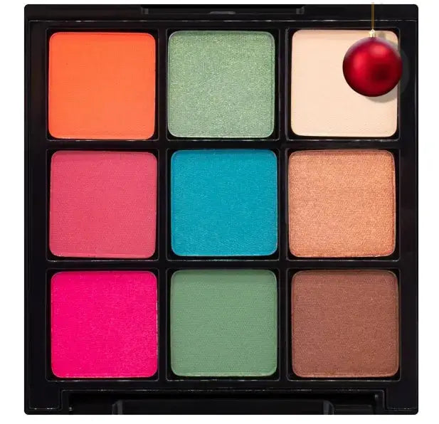 PALETTE D’OMBRES A PAUPIERES 9 COULEURS - SUMMER BREEZE 18 G - AURA PHENIX