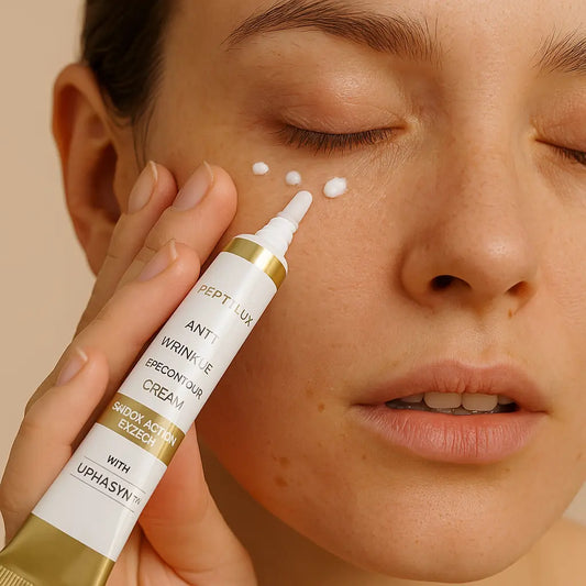 PEPTILUX CRÈME YEUX SHOCK ACTION – EFFET LIFTING IMMÉDIAT, ANTI-RIDES & REGARD REPULPÉ 6–10H AURA PHENIX