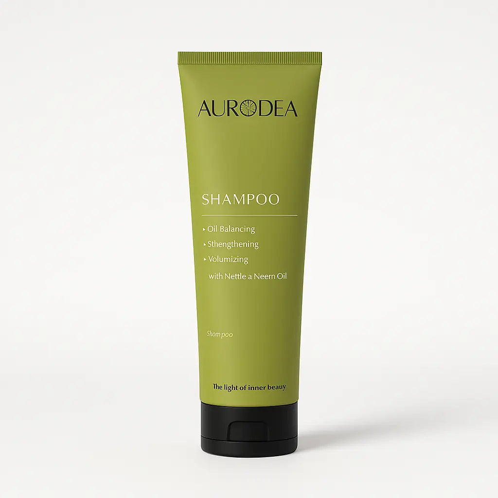SHAMPOING À L’HUILE DE NEEM – SÉBO-RÉGULATEUR, ANTIPELLICULAIRE & FORTIFIANT POUR CHEVEUX GRAS - AURA PHENIX