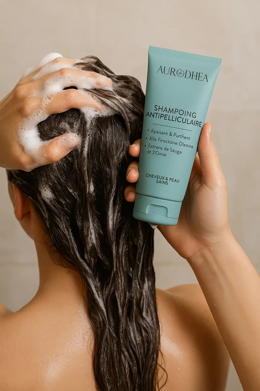 SHAMPOING ANTIPELLICULAIRE AURODHEA – PURIFIANT, SÉBO-RÉGULATEUR & APAISANT CUIR CHEVELU AURA PHENIX