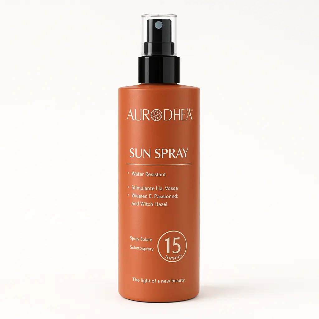 SPRAY SOLAIRE PF 15 PROTECTION MOYENNE LARGE SPECTRE, CONTRE LES RAYONS UVA ET UVB AURA PHENIX