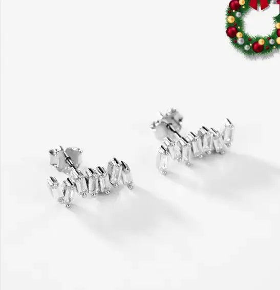 BOUCLES D'OREILLES PIERRES RECTANGULAIRES - AURA PHENIX
