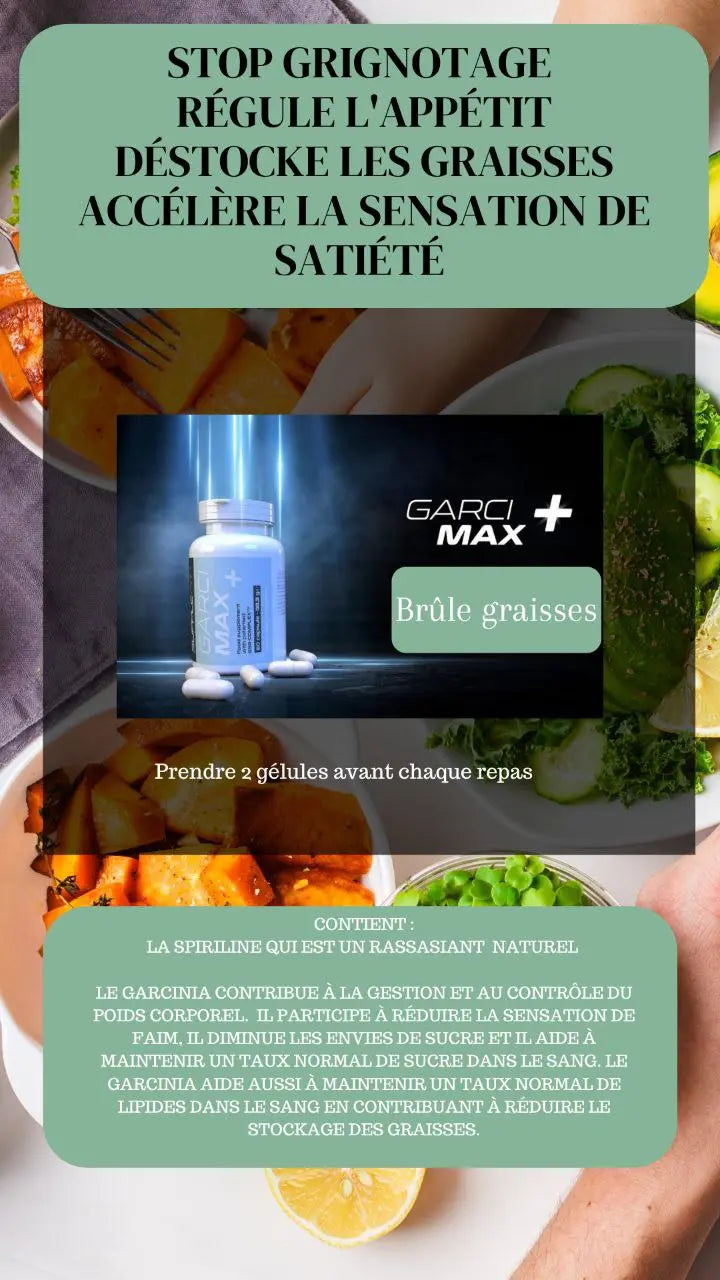 COMPLEMENT ALIMENTAIRE EN GELULES POUR CONTROLER LE POIDS CORPOREL ET REDUIRE LA FAIM AURA PHENIX