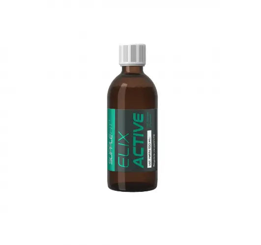 Complément alimentaire sirop digestion ELIX ACTIVE avec Aloe, Fenouil et Mauve. Flacon en verre brun de 150 ml pour réguler le système gastro-intestinal.