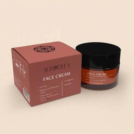 CREME VISAGE A L'HUILE D'ARGAN-50 ML COMBAT LE VIEILLISSEMENT DE LA PEAU AURA PHENIX