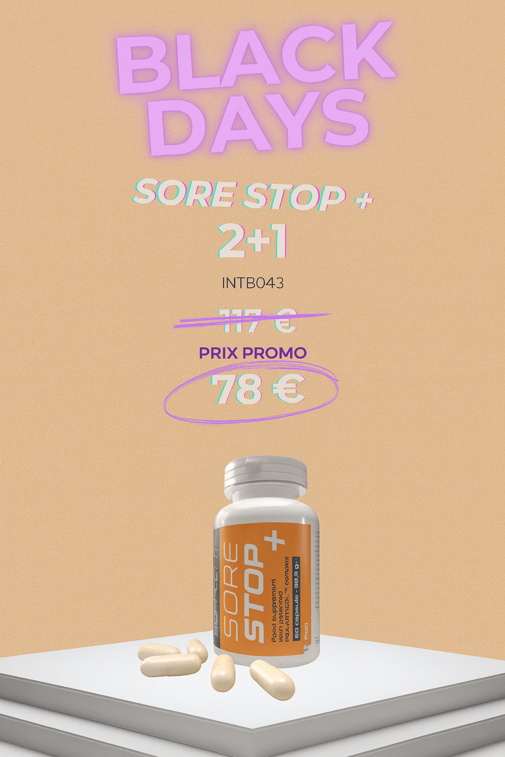 BLACK FRIDAY : 2 COMPLÉMENTS ANTI-INFLAMMATOIRES & MAINTIEN DE L'ÉNERGIE, LE TROISIÈME OFFERT - AURA PHENIX