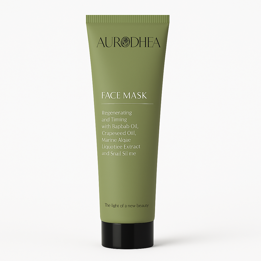 MASQUE VISAGE ILLUMINATEUR ET ECLAIRCISSANT A LA BAVE D’ESCARGOT ET VITAMINE C - 50 ML AURA PHENIX