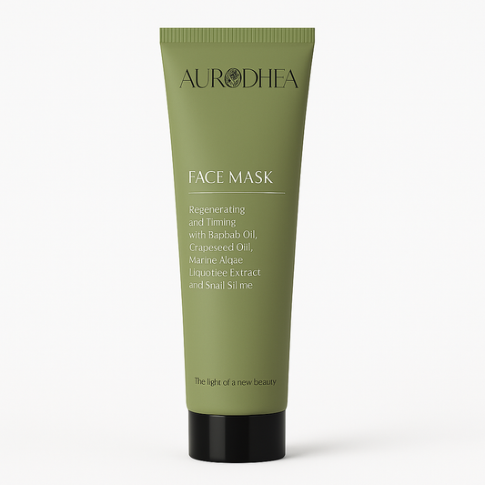 MASQUE VISAGE ILLUMINATEUR ET ECLAIRCISSANT A LA BAVE D’ESCARGOT ET VITAMINE C - 50 ML AURA PHENIX