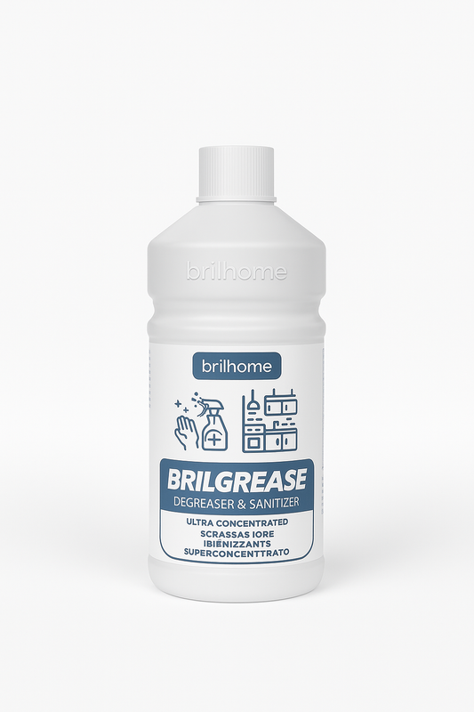 BRILGREASE - DÉGRAISSANT ET ASSAINISSANT SUPER-CONCENTRE  MULTI-SURFACES AURA PHENIX