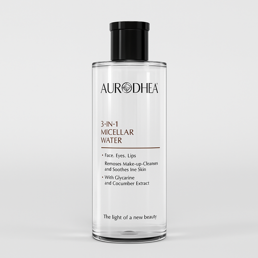 EAU MICELLAIRE 3 EN 1 - 250 ML POUR DEMAQUILLANT WATERPROOF ET  IMPURETES AURA PHENIX