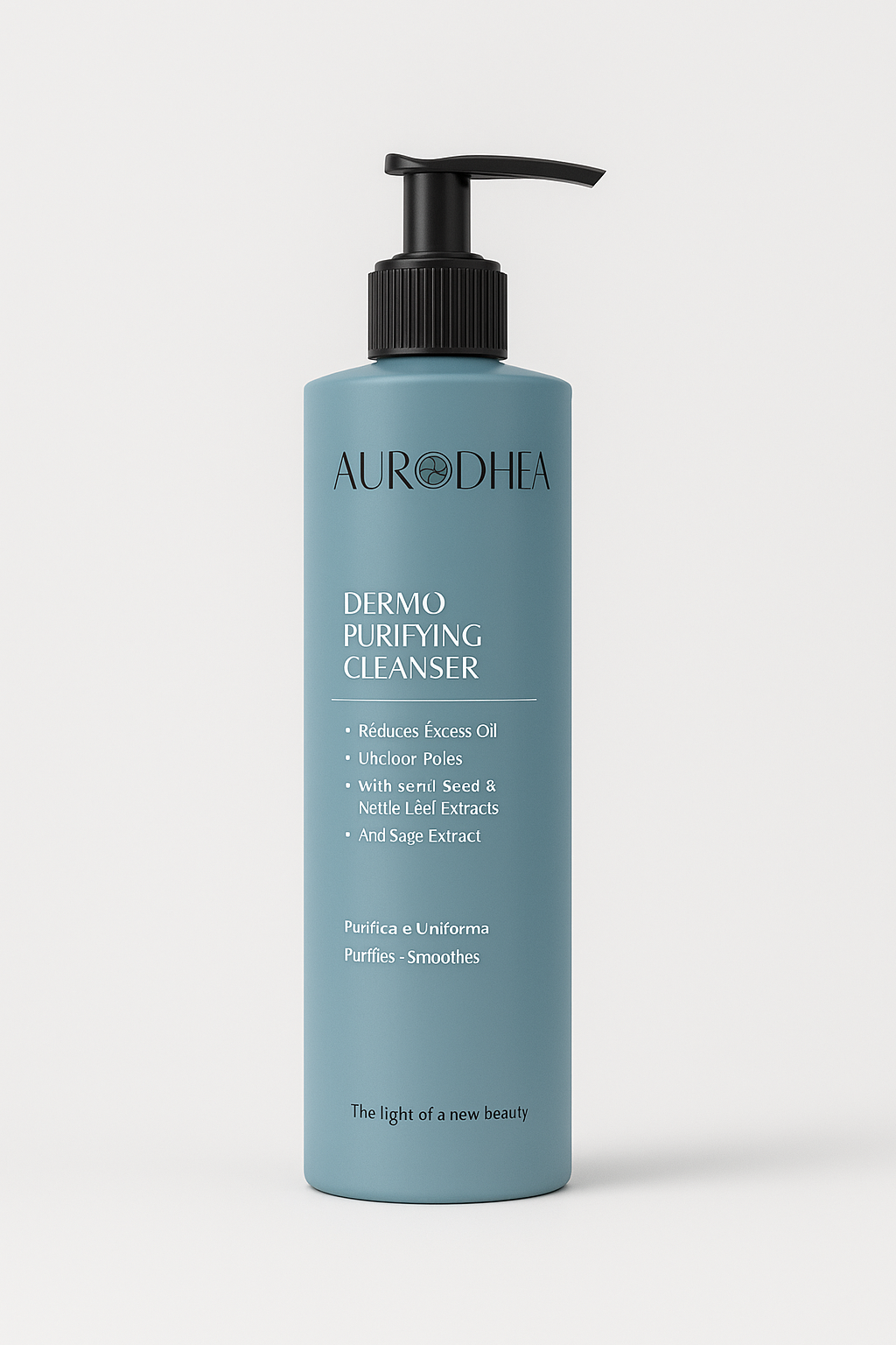 NETTOYANT DERMO-PURIFIANT ANTI-ACNÉ – SÉBO-RÉGULATEUR, DÉTOXIFIANT & ÉCLAT VISAGE AURA PHENIX