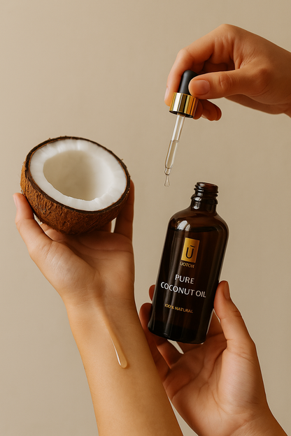 HUILE DE COCO PURE – HYDRATE, RÉPARE & PROTÈGE VISAGE, CORPS ET CHEVEUX - AURA PHENIX
