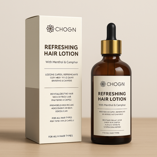 LOTION CAPILLAIRE RAFRAÎCHISSANTE AU MENTHOL – TONIFIE, STIMULE & APPORTE VOLUME ET LÉGÈRETÉ AURA PHENIX