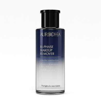DÉMAQUILLANT BIPHASÉ– MAQUILLAGE WATERPROOF & YEUX SENSIBLES, DOUCEUR ET HYDRATATION AURA PHENIX