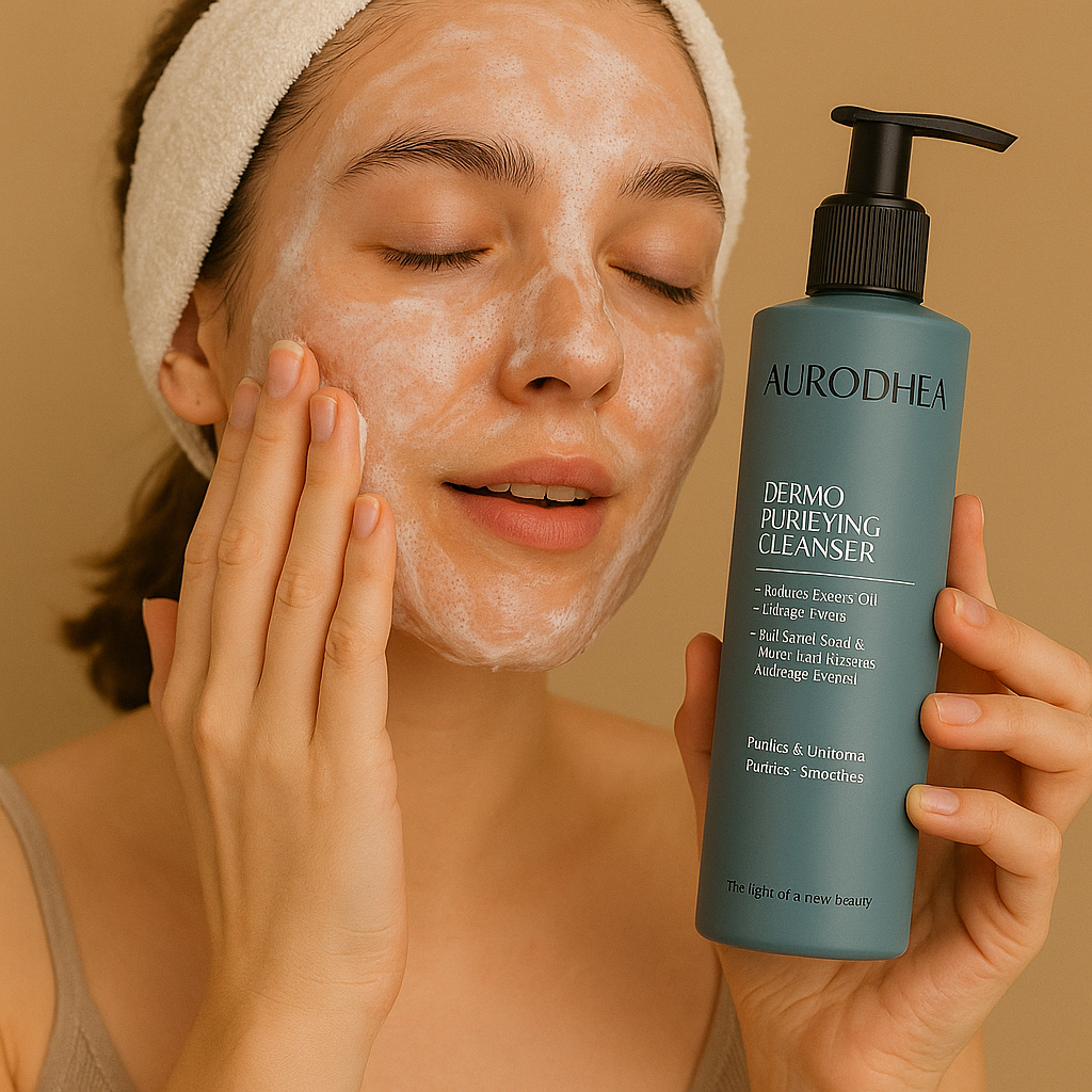NETTOYANT DERMO-PURIFIANT ANTI-ACNÉ – SÉBO-RÉGULATEUR, DÉTOXIFIANT & ÉCLAT VISAGE AURA PHENIX