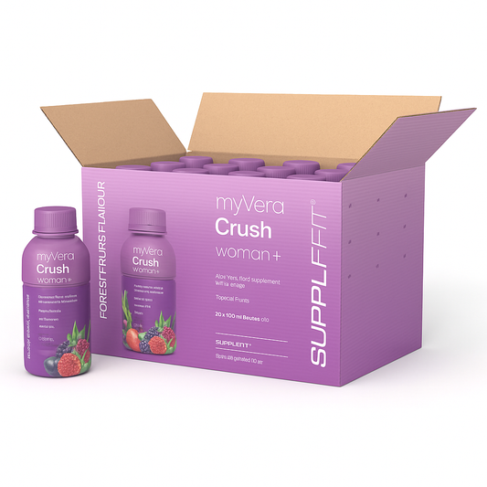 MYVERA CRUSH WOMAN + – ÉQUILIBRE HORMONAL FÉMININ & ÉNERGIE POSITIVE AURA PHENIX