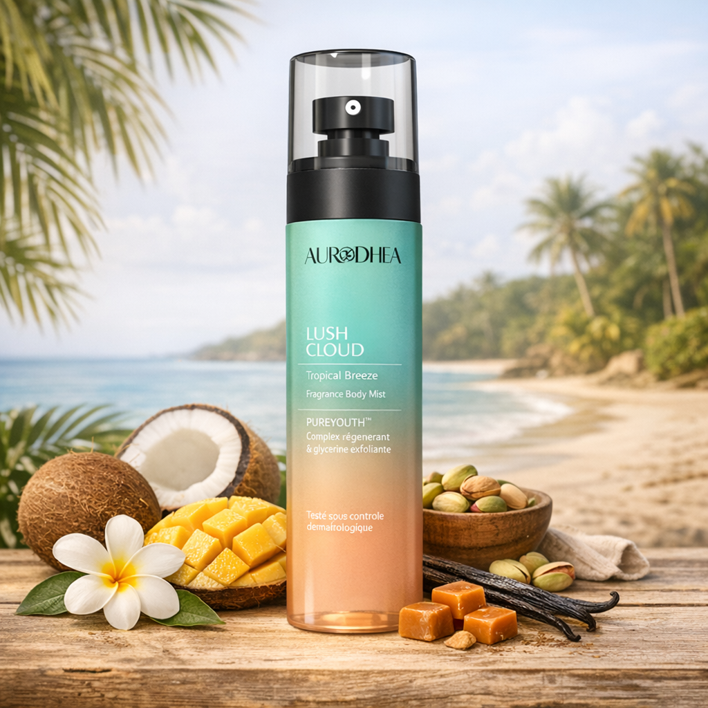 BRUME PARFUMÉE LUSH CLOUD TROPICAL BREEZE – HYDRATATION & RENOUVELLEMENT