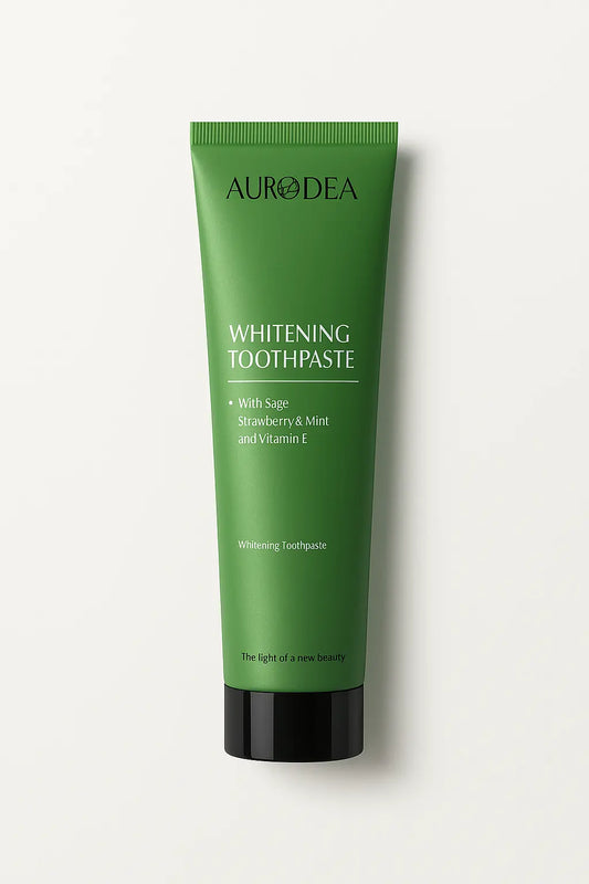 DENTIFRICE BLANCHISSANT ET ANTI-INFLAMMATOIRES A L'ALOE VERA - 115 ML  AVEC BROSSE A DENTS A NANOTECHNOLOGIE AURA PHENIX