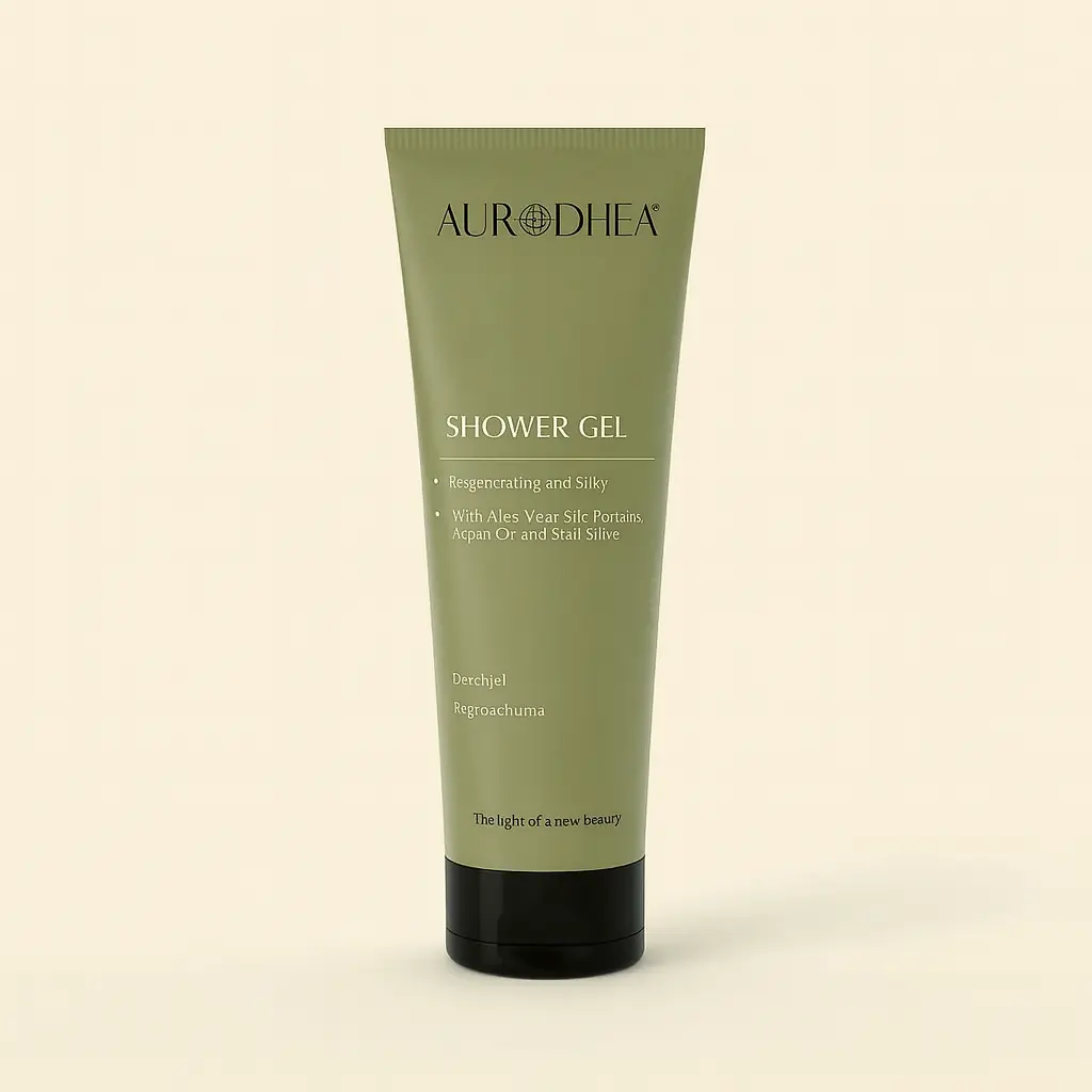 GEL DOUCHE RÉGÉNÉRANT À LA BAVE D’ESCARGOT – HYDRATATION INTENSE & PEAU VELOUTÉE AURA PHENIX