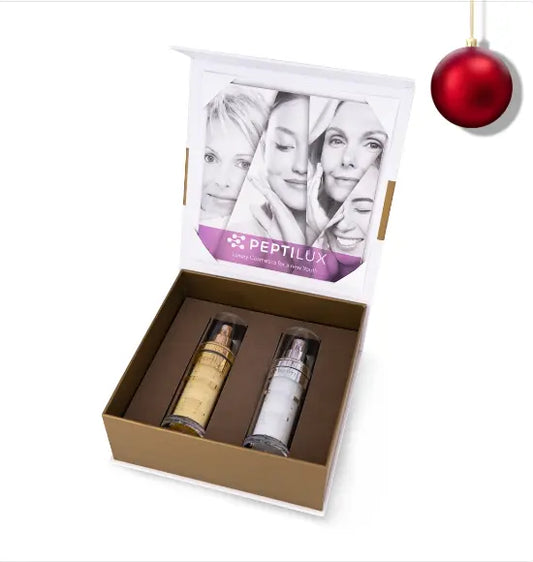 LUXURY SKIN CARE SERUM SET COFFRET ANTI-AGE POUR TYPES DE PEAU AURA PHENIX