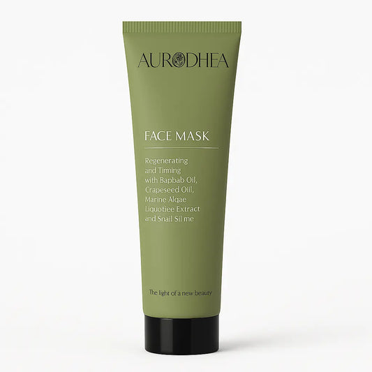 MASQUE VISAGE ILLUMINATEUR ET ECLAIRCISSANT A LA BAVE D’ESCARGOT ET VITAMINE C - 50 ML AURA PHENIX