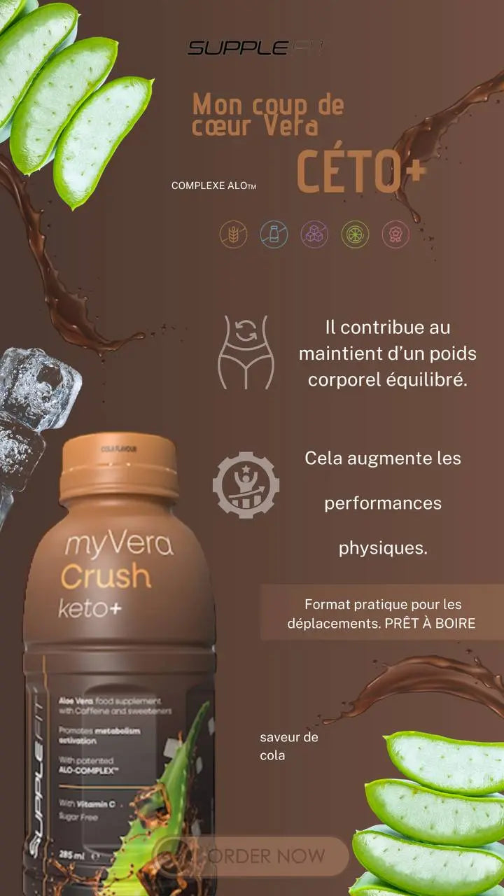 MYVERA CRUSH Keto + BOOST D'ENERGIE CONTRE LA FATIGUE AURA PHENIX