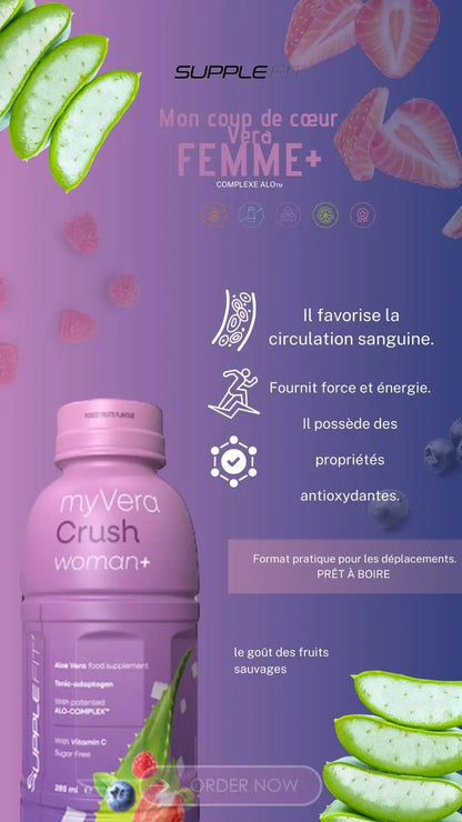 MYVERA CRUSH Woman + ÉQUILIBRE LES HORMONES FÉMININES AURA PHENIX