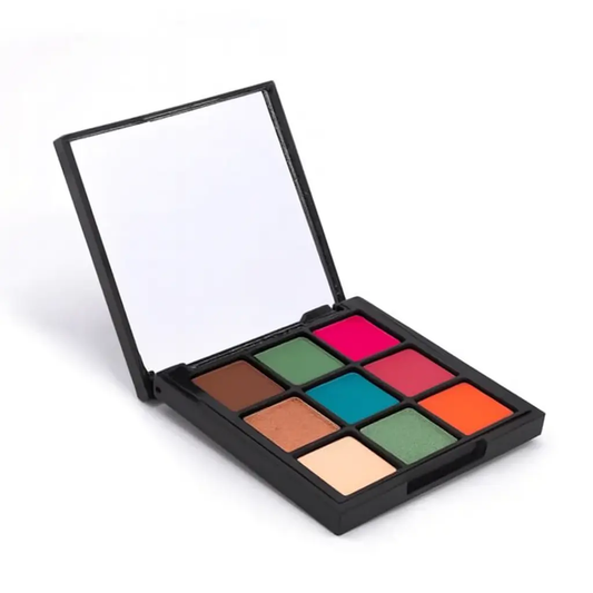 PALETTE D’OMBRES A PAUPIERES 9 COULEURS - SUMMER BREEZE 18 G AURA PHENIX