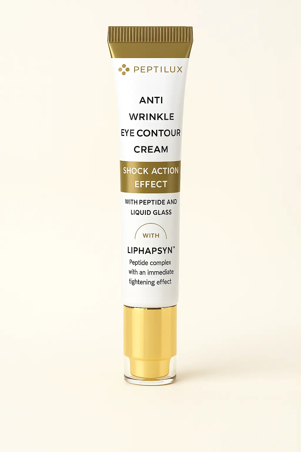 PEPTILUX CRÈME YEUX SHOCK ACTION – EFFET LIFTING IMMÉDIAT, ANTI-RIDES & REGARD REPULPÉ 6–10H AURA PHENIX