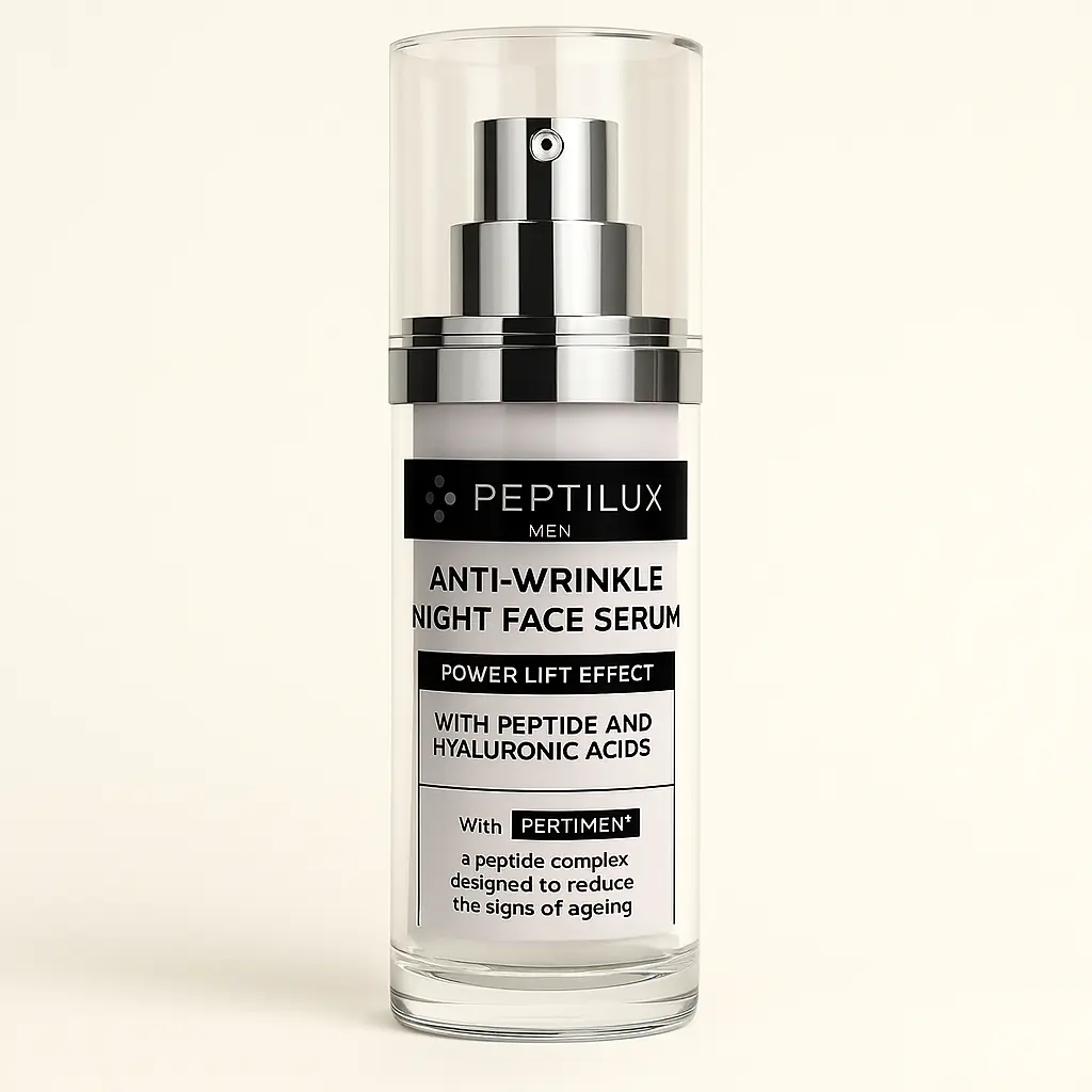 PEPTILUX MEN SÉRUM DE NUIT POWER LIFT – ANTI-RIDES, LISSANT & HYDRATATION INTENSE SANS BRILLANCE AURA PHENIX