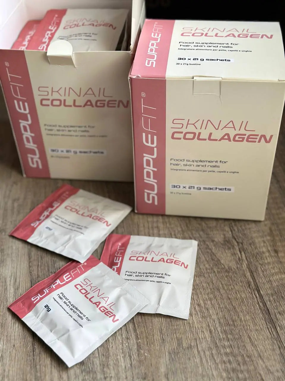 SKINAIL COLLAGEN - COMPLEMENT ALIMENTAIRE POUR LA PEAU, LES CHEVEUX ET LES ONGLES AURA PHENIX