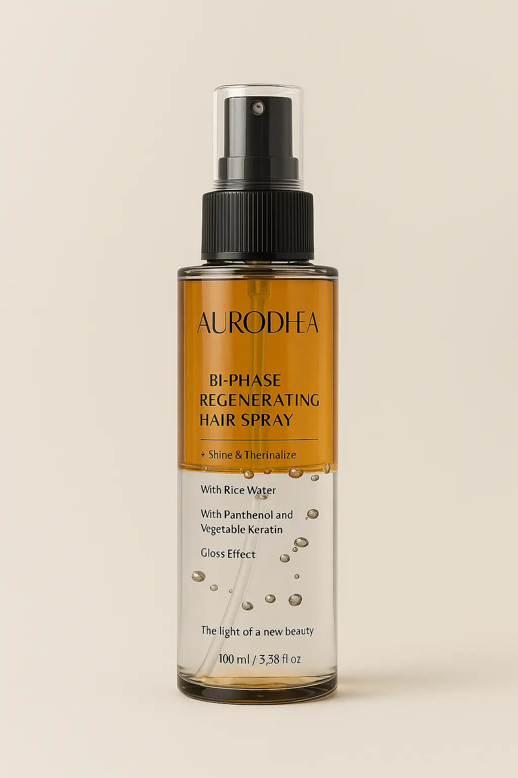 SPRAY CAPILLAIRE BIPHASÉ RÉGÉNÉRANT POUR CHEVEUX BRUNS AURA PHENIX