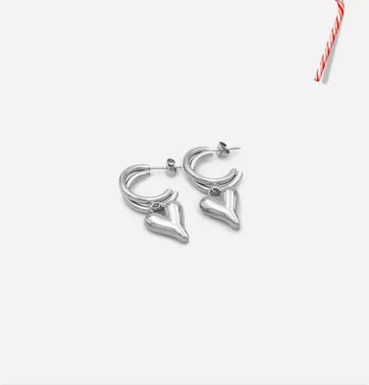 BOUCLES D’OREILLES « LOVELY » EN ACIER INOXYDABLE - AURA PHENIX