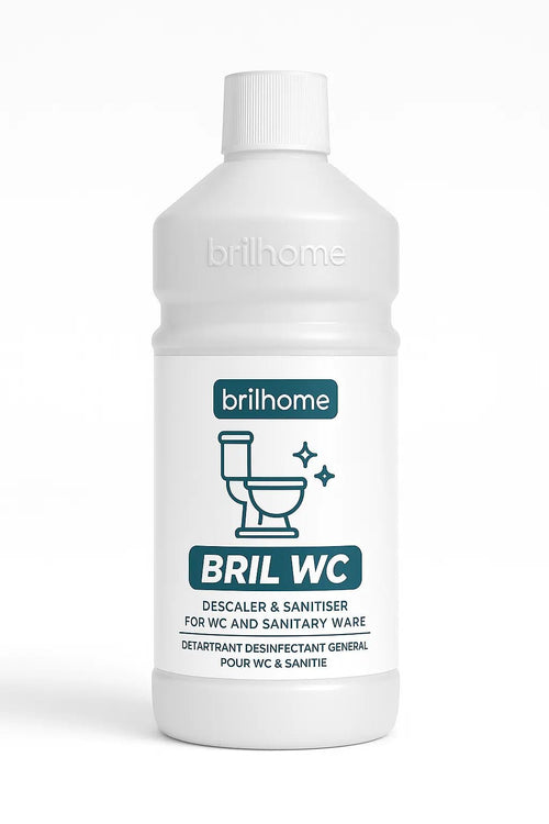 BRIL WC – DÉTARTRANT BLANCHISSANT ULTRA - PUISSANT POUR SANITAIRES & CÉRAMIQUE - AURA PHENIX