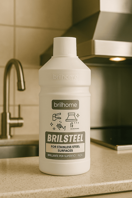 BRILSTEEL – NETTOYANT POLISSANT POUR ACIER INOXYDABLE - AURA PHENIX