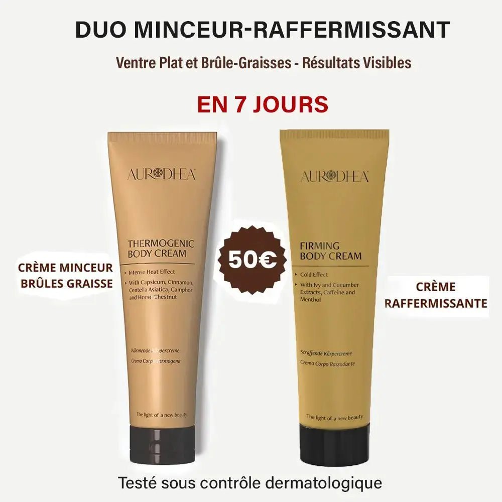 DUO MINCEUR VENTRE PLAT: EFFET BRULE GRAISSE RAPIDE - AURA PHENIX