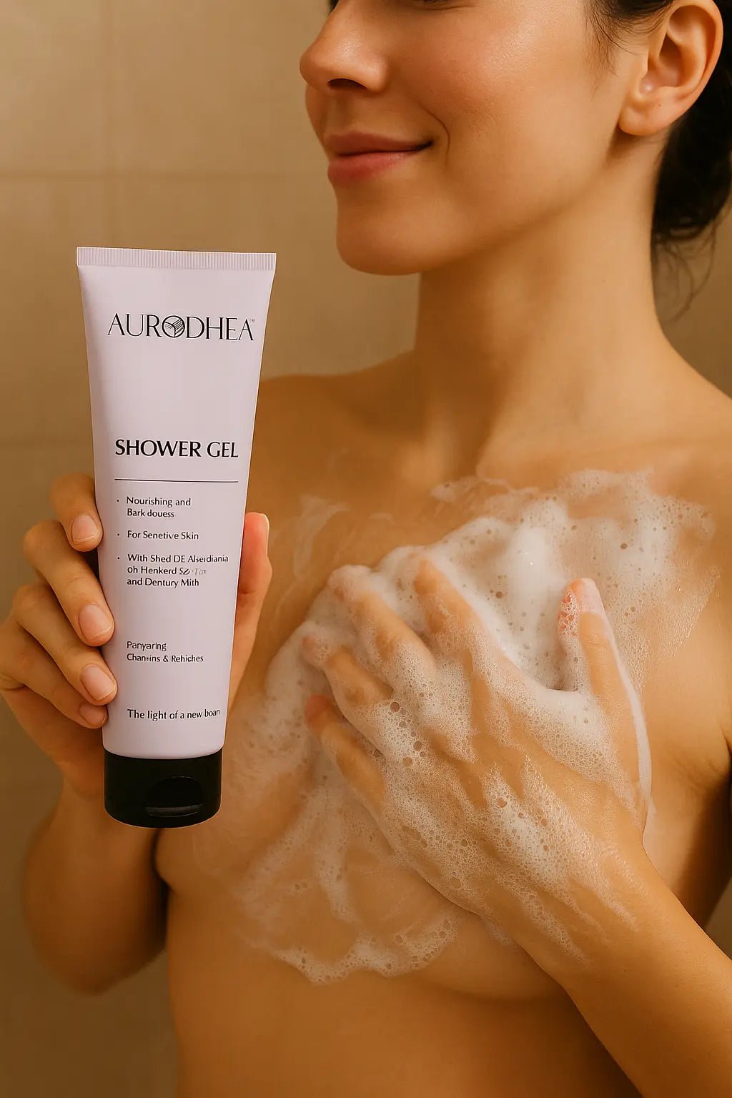 GEL DOUCHE LAIT D’ÂNESSE – PEAU ULTRA - DOUCE & HYDRATÉE MÊME POUR LES PEAUX SENSIBLES - AURA PHENIX