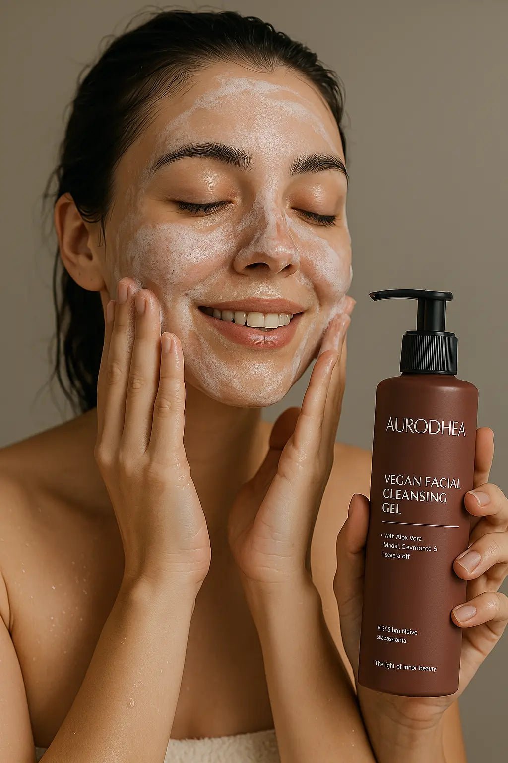GEL NETTOYANT VISAGE VÉGAN AU BAOBAB – DOUCEUR, HYDRATATION & ÉCLAT NATUREL - AURA PHENIX