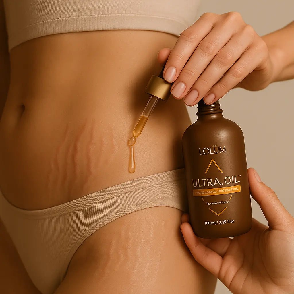 HUILE RÉGÉNÉRANTE ANTI - VERGETURES – ASSOUPLIT, NOURRIT & RÉPARE PEAU ET CHEVEUX SANS FINITION GRASSE - AURA PHENIX