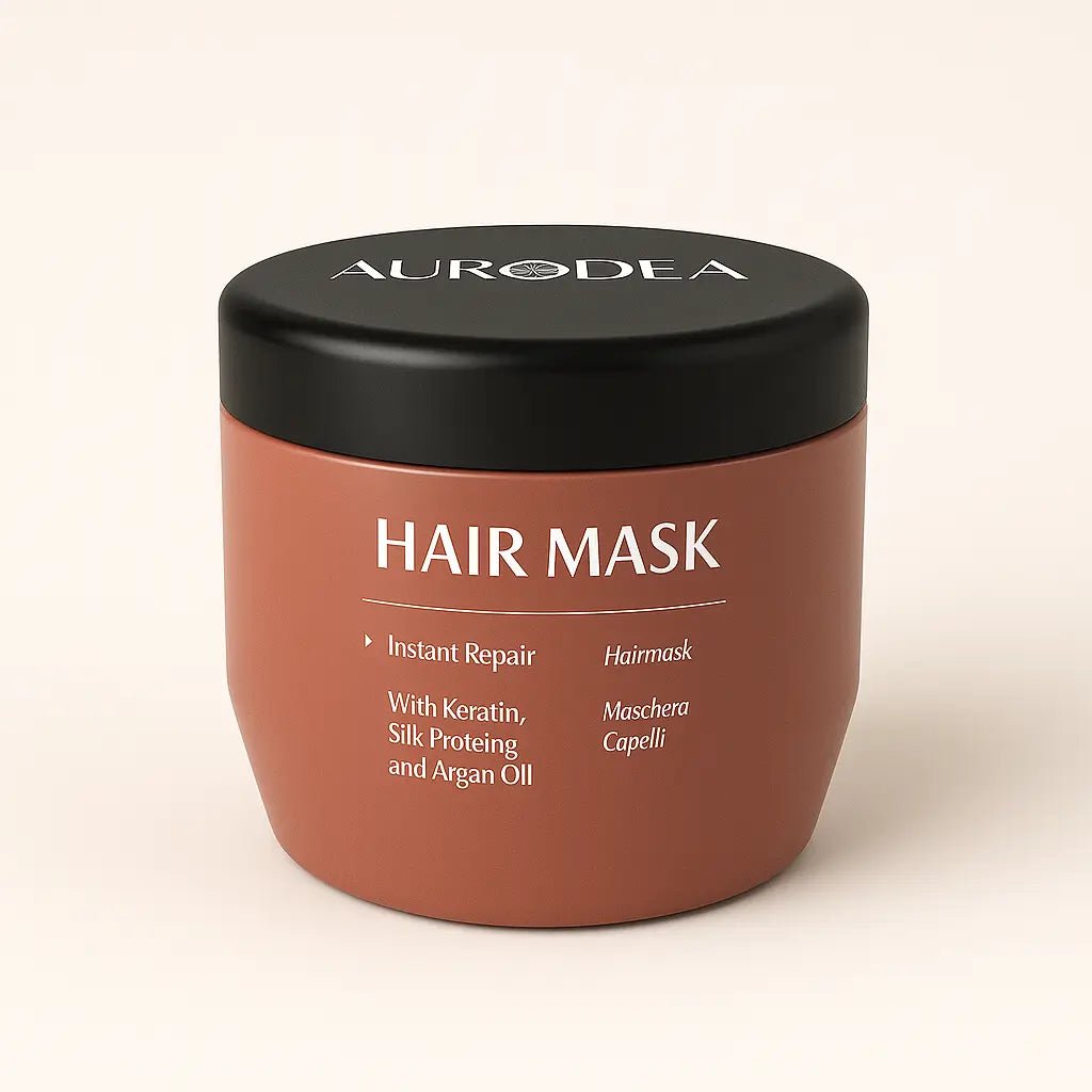 MASQUE CAPILLAIRE DÉMÊLANT À L’HUILE D’ARGAN – RÉPARATEUR, NOURRISSANT & CHEVEUX SOYEUX - AURA PHENIX